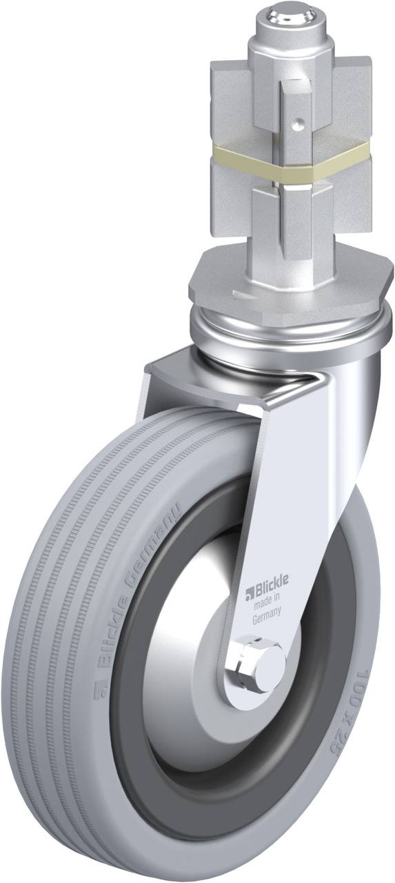 Blickle 313759 LRA-VPA 100G-FA-E05 Kółko skrętne Średnica koła: 100 mm Maksymalne obciążenie: 70 kg 1 szt. - obrazek 1