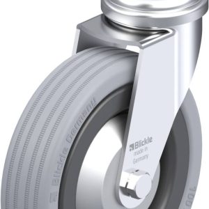 Blickle 357251 LRA-VPA 100G-FA-GS10 Kółko skrętne Średnica koła: 100 mm Maksymalne obciążenie: 70 kg 1 szt.