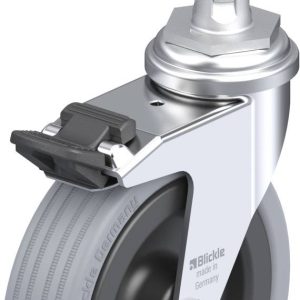 Blickle 414466 LRA-VPA 100G-FI-E01 Kółko skrętne z hamulcem Średnica koła: 100 mm Maksymalne obciążenie: 70 kg 1 szt.