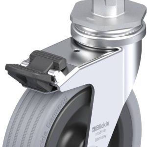 Blickle 326090 LRA-VPA 100G-FI-E05 Kółko skrętne z hamulcem Średnica koła: 100 mm Maksymalne obciążenie: 70 kg 1 szt.