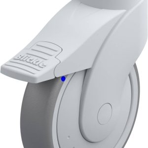 Blickle 743327 LWGX-TPA 126XKF-FI Kółko skrętne z hamulcem Średnica koła: 125 mm Maksymalne obciążenie: 110 kg 1 szt.