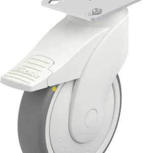 Blickle 742976 LWKE-TPA 126KF-FI-ELS-P25 Kółko skrętne z hamulcem Średnica koła: 125 mm Maksymalne obciążenie: 80 kg 1 s