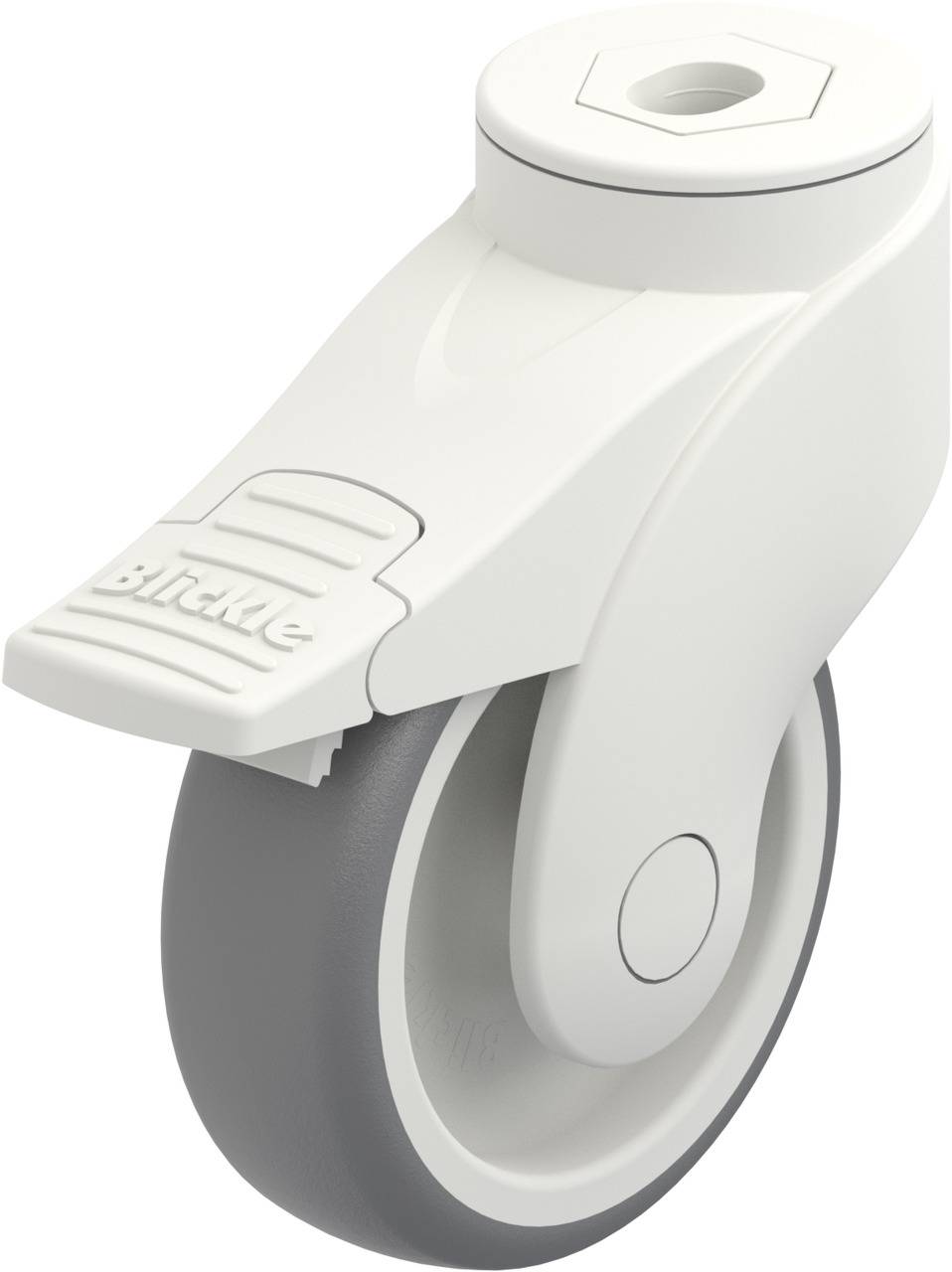 Blickle 744467 LWK-TPA 101G-FI Kółko skrętne z hamulcem Średnica koła: 100 mm Maksymalne obciążenie: 100 kg 1 szt. - obrazek 1