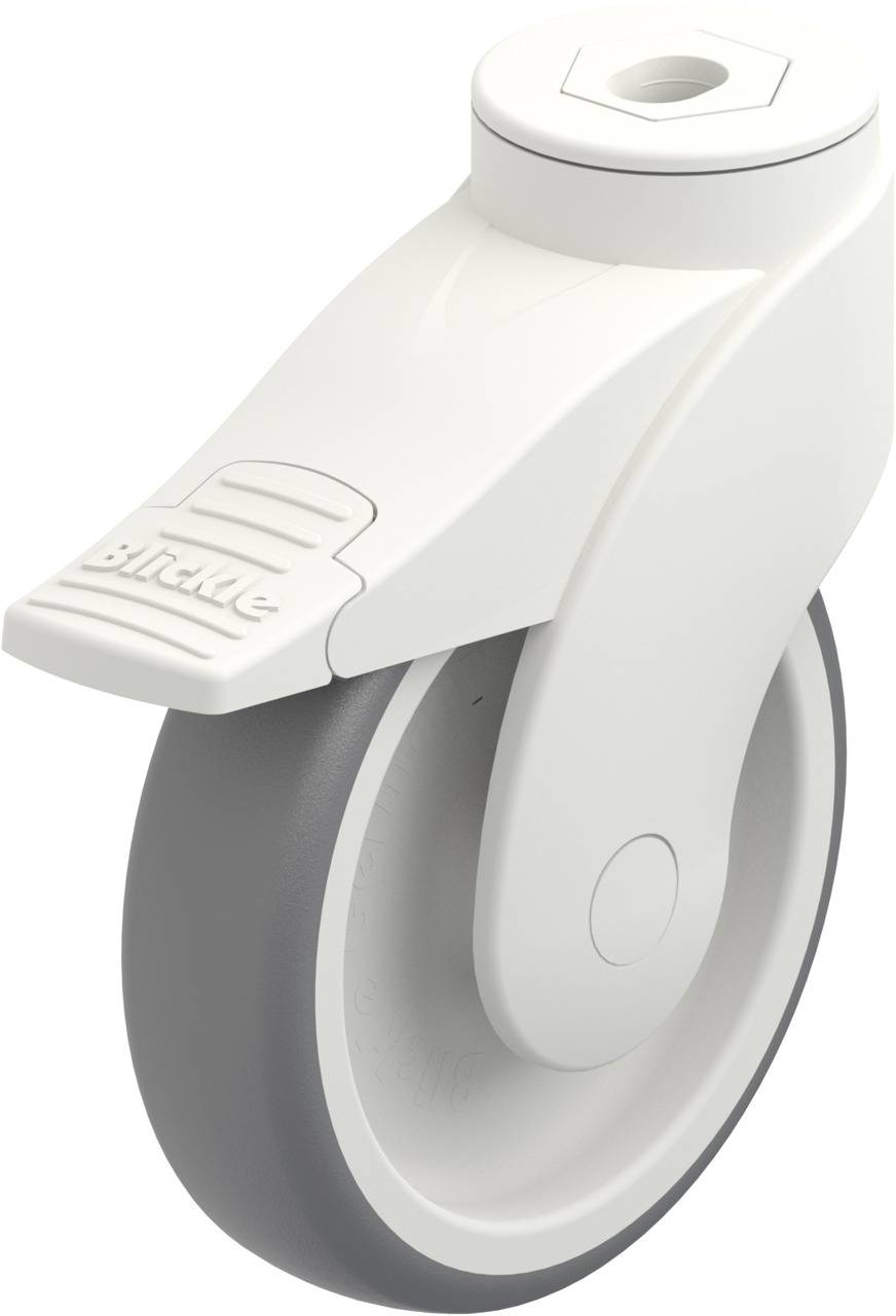 Blickle 739810 LWK-TPA 126G-FI Kółko skrętne z hamulcem Średnica koła: 125 mm Maksymalne obciążenie: 110 kg 1 szt. - obrazek 1