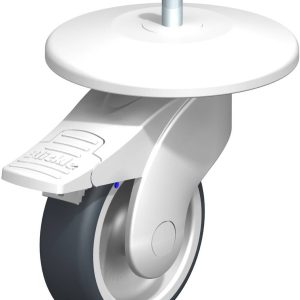 Blickle 849296 LWKX-TPA 101G-11-FI-AMWX125 Kółko skrętne z hamulcem Średnica koła: 100 mm Maksymalne obciążenie: 100 kg