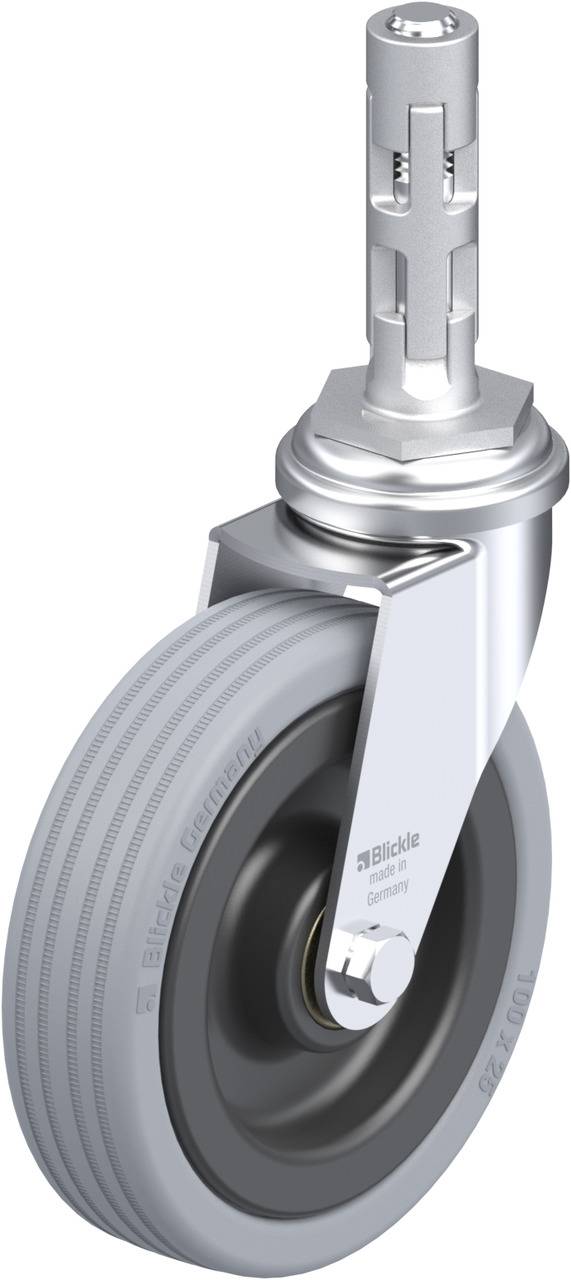 Blickle 321000 LRA-VPA 100K-E01 Kółko skrętne Średnica koła: 100 mm Maksymalne obciążenie: 70 kg 1 szt. - obrazek 1