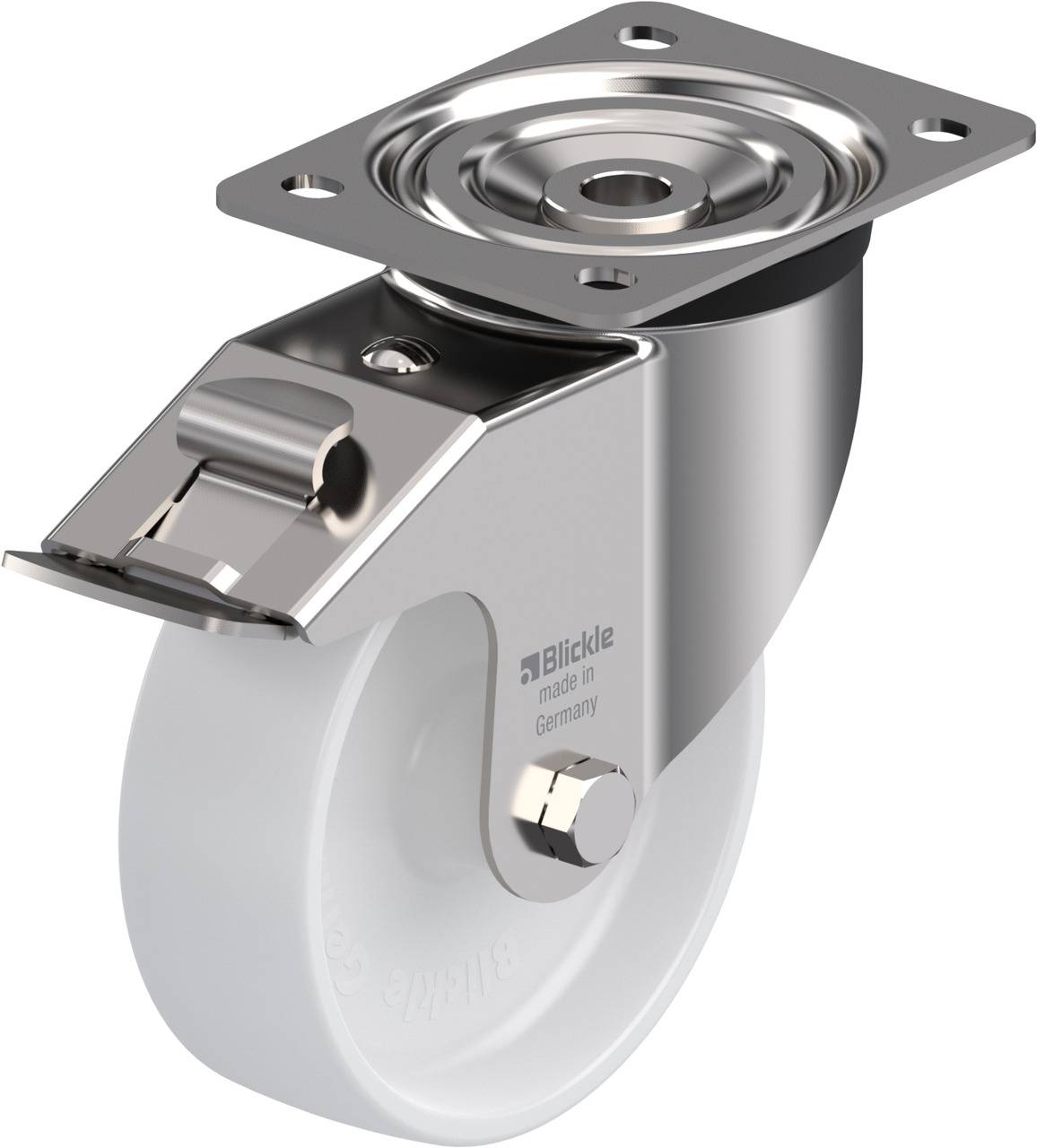 Blickle 9720 LX-PO 150G-FI Kółko skrętne z hamulcem Średnica koła: 150 mm Maksymalne obciążenie: 400 kg 1 szt. - obrazek 1