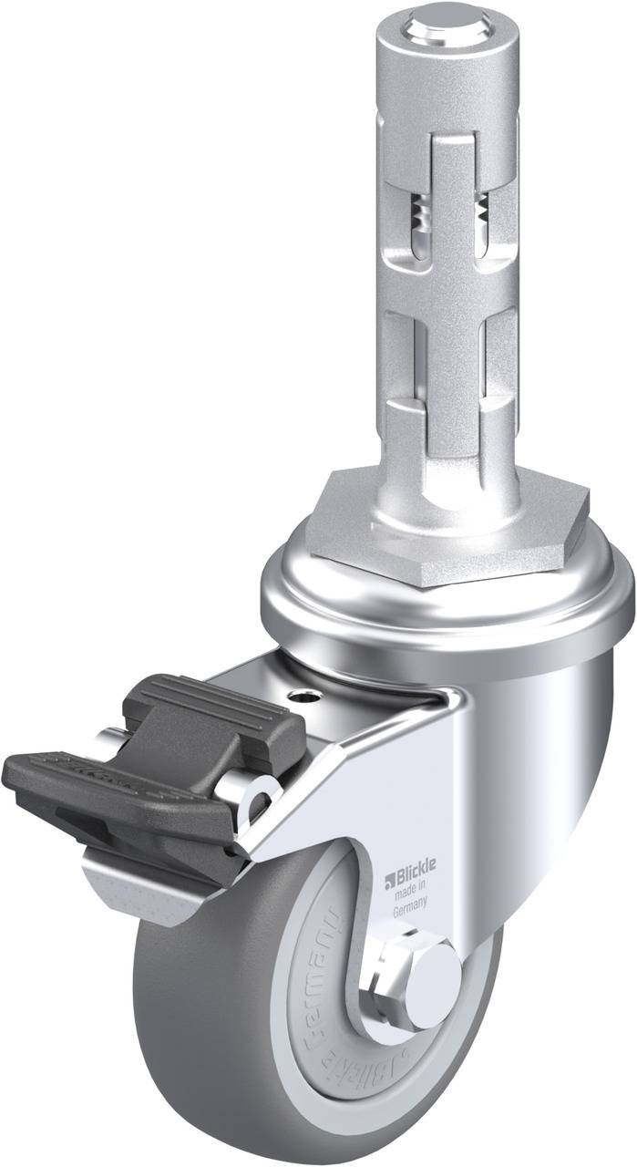 Blickle 744469 LRA-TPA 50KF-FI-E01 Kółko skrętne z hamulcem Średnica koła: 50 mm Maksymalne obciążenie: 50 kg 1 szt. - obrazek 1
