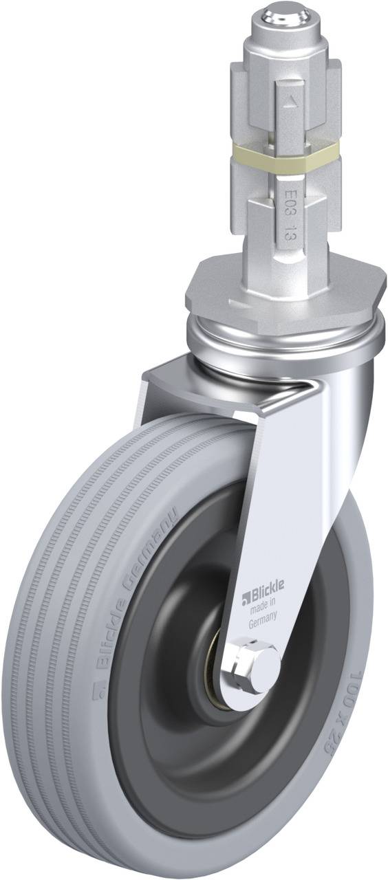 Blickle 315333 LRA-VPA 100K-E03 Kółko skrętne Średnica koła: 100 mm Maksymalne obciążenie: 70 kg 1 szt. - obrazek 1