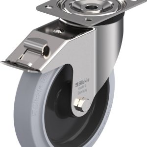 Blickle 306803 LX-POEV 200XR-FI-SG Kółko skrętne z hamulcem Średnica koła: 200 mm Maksymalne obciążenie: 400 kg 1 szt.