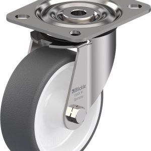 Blickle 49700 LX-POTH 100G Kółko skrętne Średnica koła: 100 mm Maksymalne obciążenie: 250 kg 1 szt.