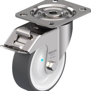 Blickle 761553 LX-POTH 100KAD-FI Kółko skrętne z hamulcem Średnica koła: 100 mm Maksymalne obciążenie: 250 kg 1 szt.