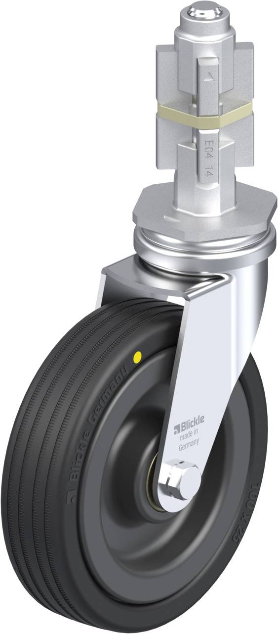 Blickle 751120 LRA-VPA 100K-EL-E04 Kółko skrętne Średnica koła: 100 mm Maksymalne obciążenie: 70 kg 1 szt. - obrazek 1