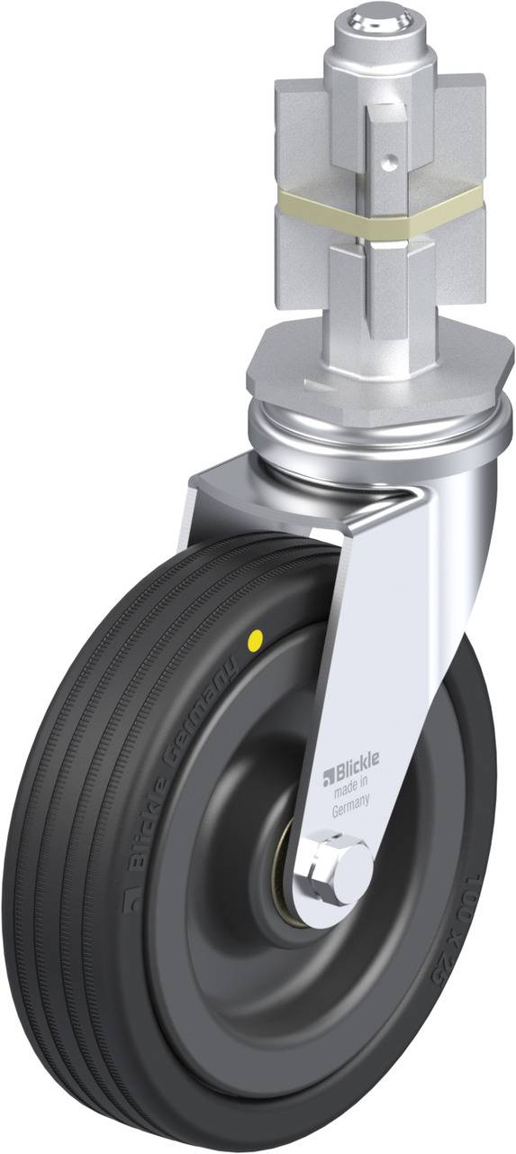 Blickle 751121 LRA-VPA 100K-EL-E05 Kółko skrętne Średnica koła: 100 mm Maksymalne obciążenie: 70 kg 1 szt. - obrazek 1