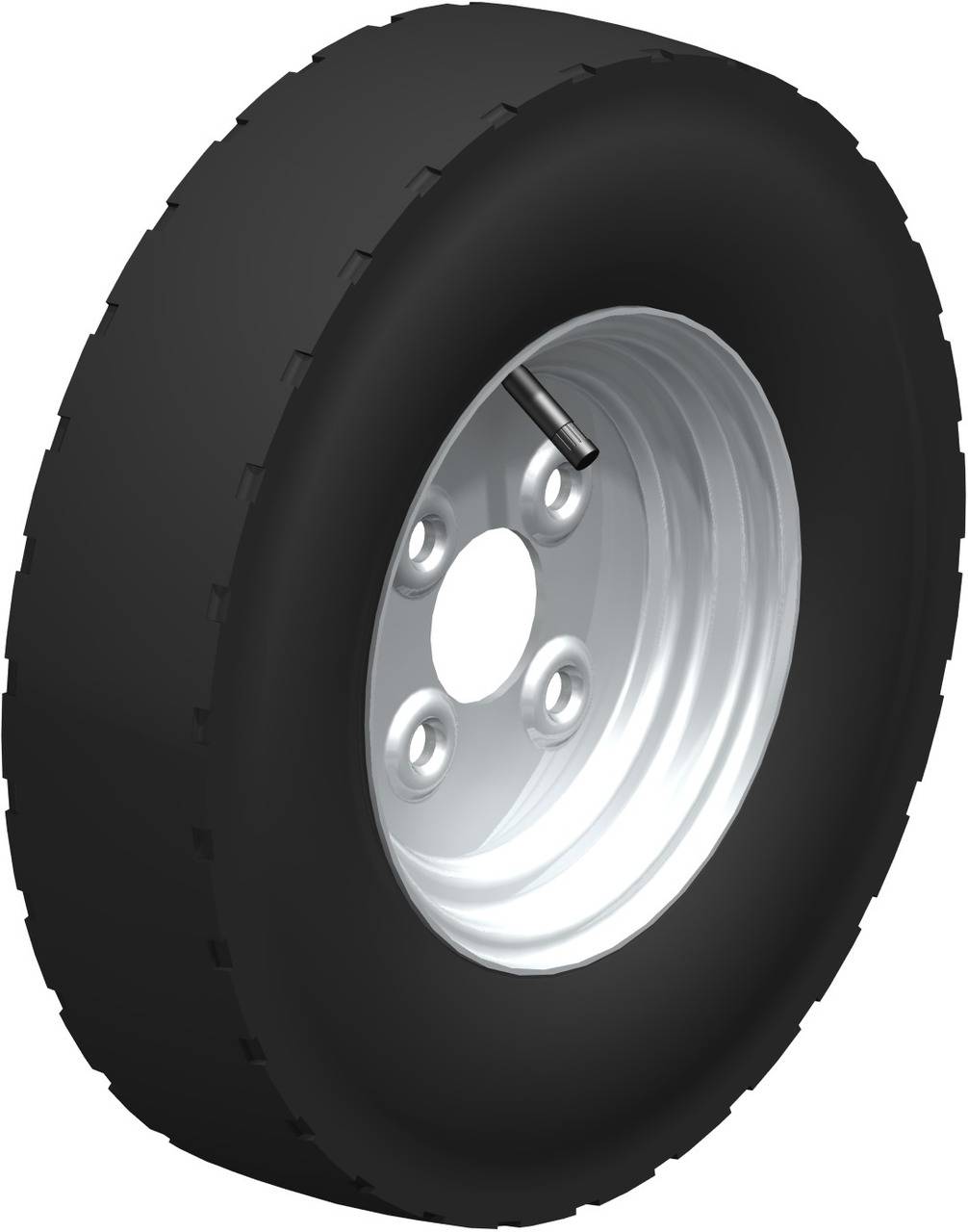 Blickle 40741 Rad-Luftreifen PA 402/4 Koło kołnierzowe Średnica koła: 400 mm Maksymalne obciążenie: 250 kg 1 szt. - obrazek 1