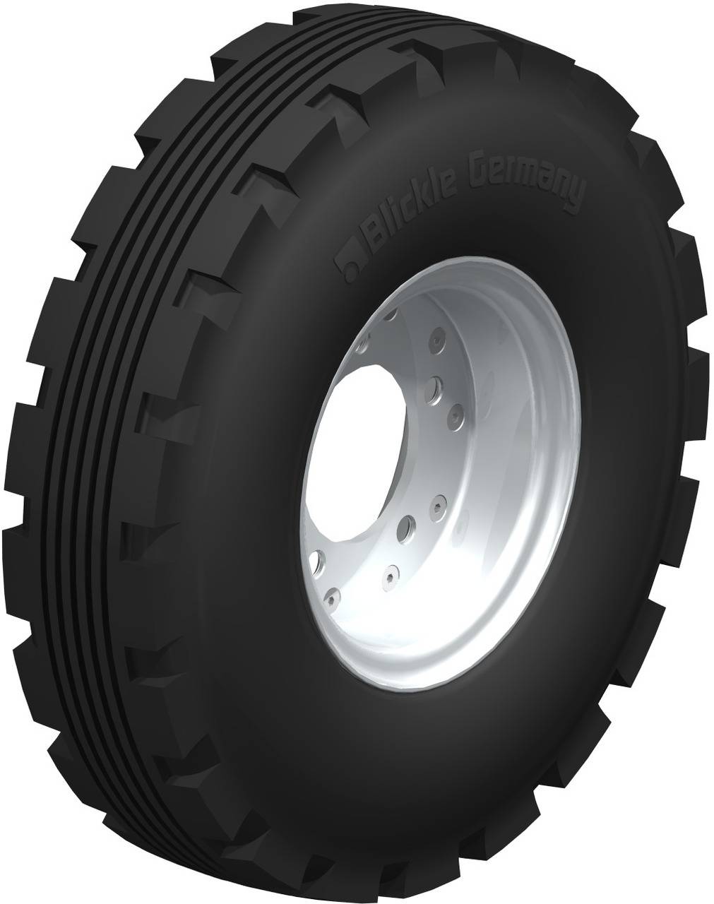 Blickle 237164 PA 536/5 Koło kołnierzowe Średnica koła: 536 mm Maksymalne obciążenie: 1300 kg 1 szt. - obrazek 1