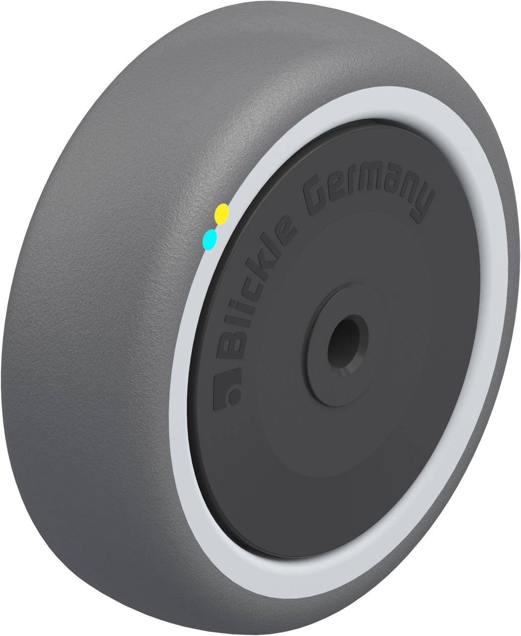 Blickle 846910 PATH 101/8KFD-ELS Koło z tworzywa sztucznego Średnica koła: 100 mm Maksymalne obciążenie: 130 kg 1 szt. - obrazek 1