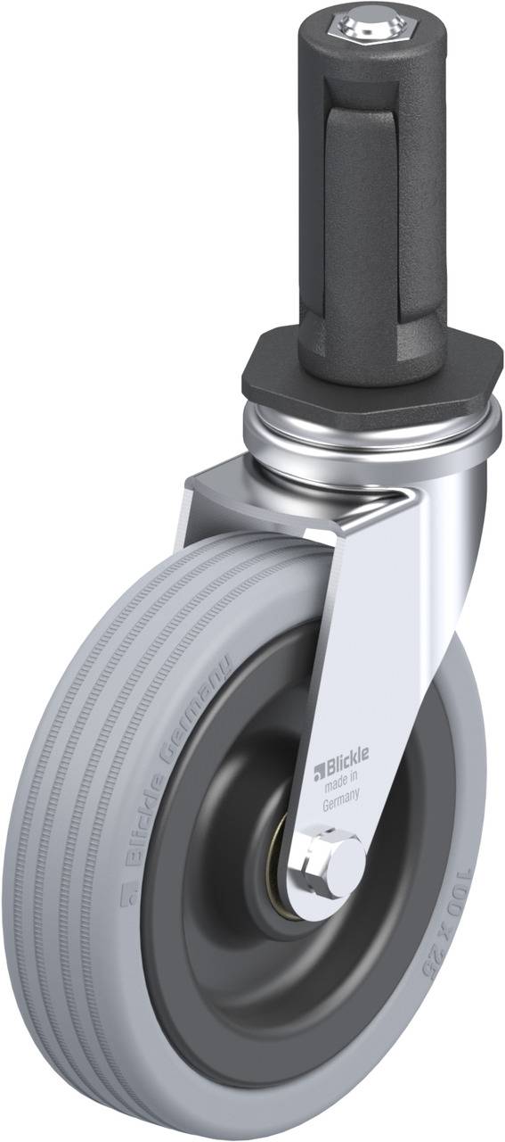 Blickle 856351 LRA-VPA 100K-ER03 Kółko skrętne Średnica koła: 100 mm Maksymalne obciążenie: 70 kg 1 szt. - obrazek 1