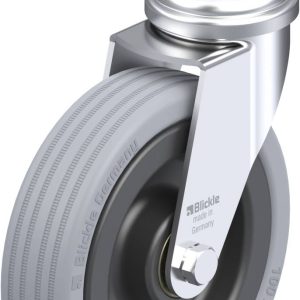 Blickle 309427 LRA-VPA 100K-ES Kółko skrętne Średnica koła: 100 mm Maksymalne obciążenie: 70 kg 1 szt.