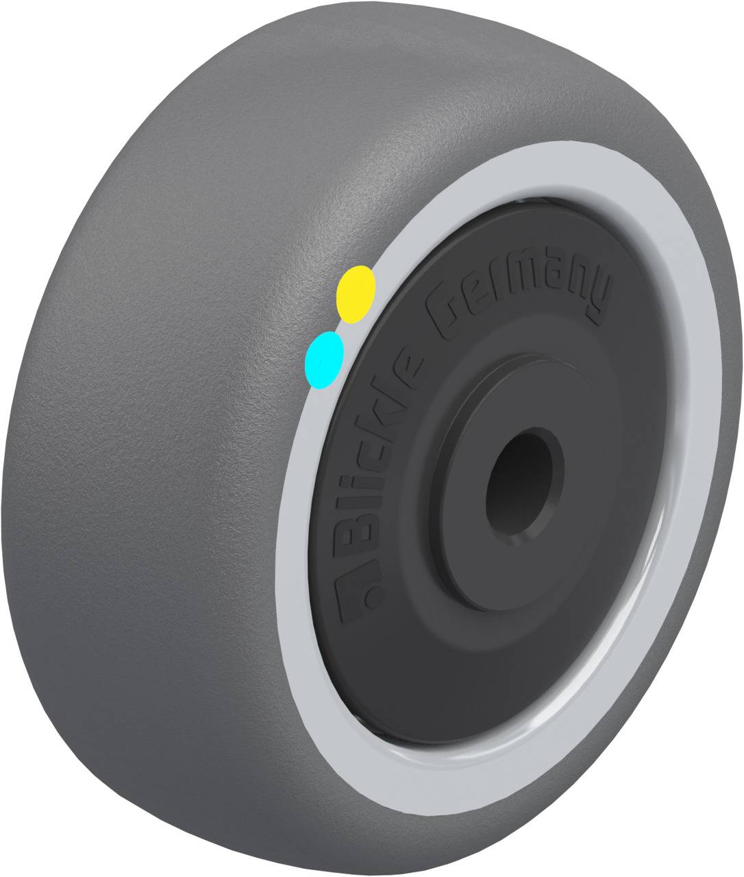 Blickle 846906 PATH 50/6KFD-ELS Koło z tworzywa sztucznego Średnica koła: 50 mm Maksymalne obciążenie: 50 kg 1 szt. - obrazek 1
