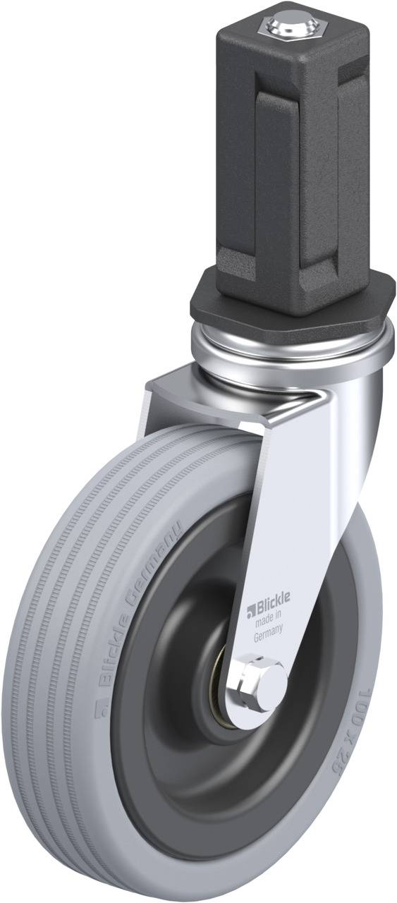 Blickle 856356 LRA-VPA 100K-EV04 Kółko skrętne Średnica koła: 100 mm Maksymalne obciążenie: 70 kg 1 szt. - obrazek 1