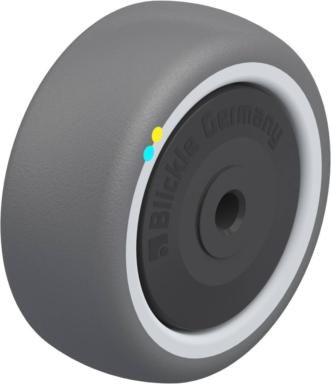 Blickle 846908 PATH 80/8KFD-ELS Koło z tworzywa sztucznego Średnica koła: 80 mm Maksymalne obciążenie: 100 kg 1 szt. - obrazek 1