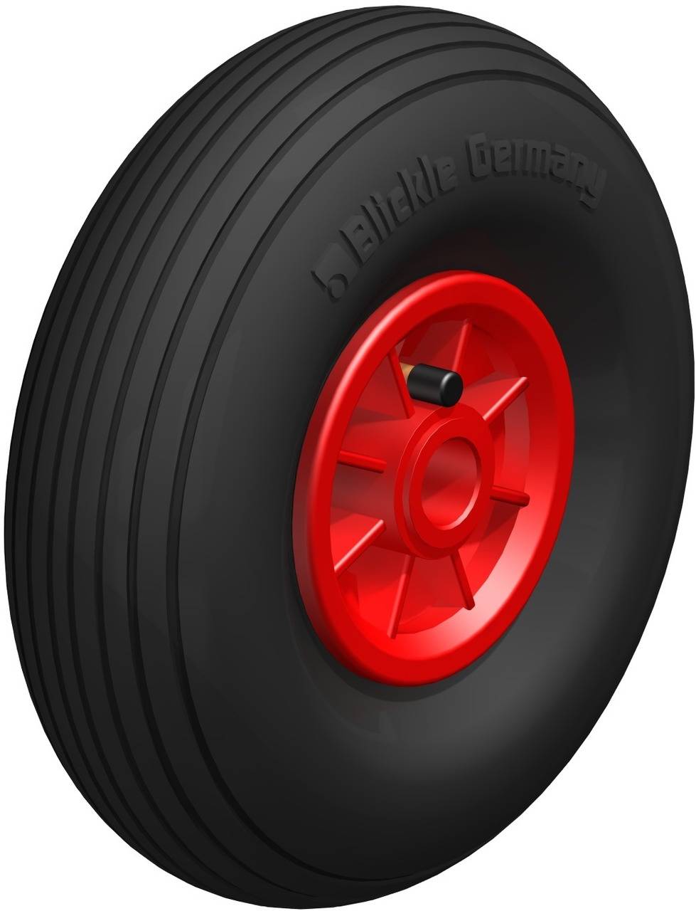 Blickle 627786 PK 260/25-75G-ROT Opona pneumatyczna Średnica koła: 260 mm Maksymalne obciążenie: 150 kg 1 szt. - obrazek 1