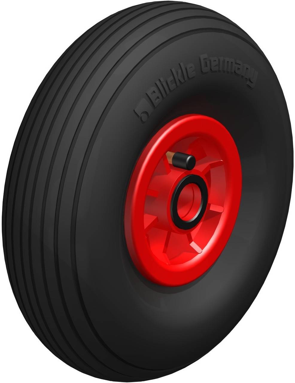 Blickle 691048 PK 260/25-75R-ROT Opona pneumatyczna Średnica koła: 260 mm Maksymalne obciążenie: 150 kg 1 szt. - obrazek 1