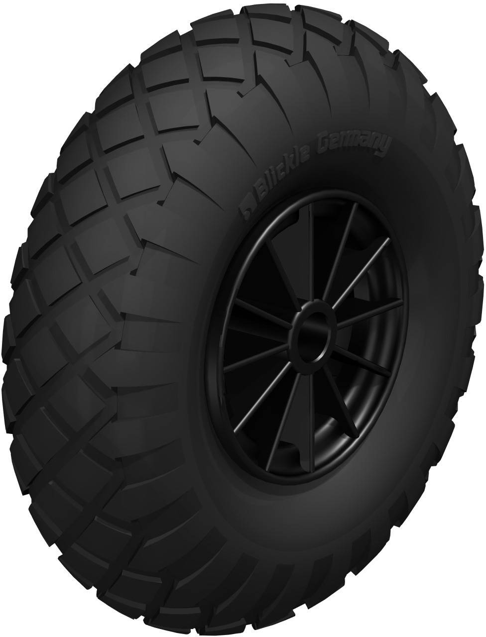 Blickle 40675 PK 262/20-75G Opona pneumatyczna Średnica koła: 260 mm Maksymalne obciążenie: 150 kg 1 szt. - obrazek 1