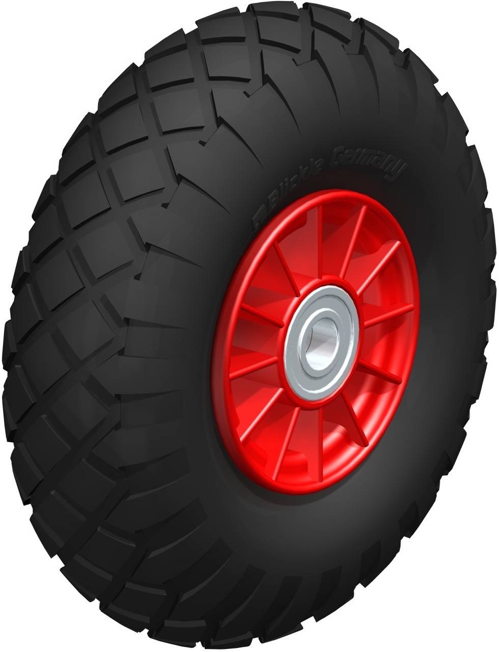 Blickle 526756 PK 262/20-75K-ROT Opona pneumatyczna Średnica koła: 260 mm Maksymalne obciążenie: 150 kg 1 szt. - obrazek 1