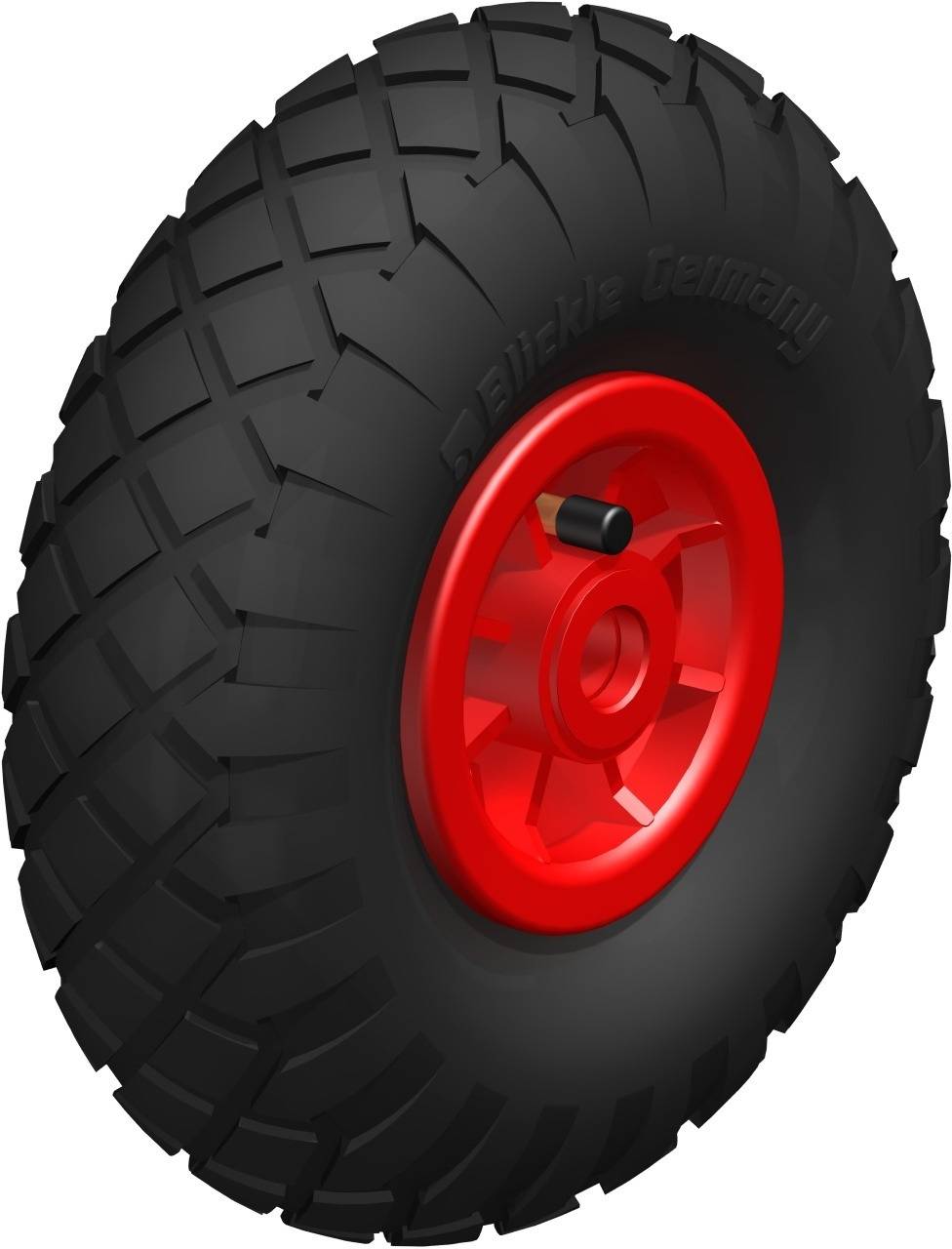 Blickle 231266 PK 262/20-75R-ROT Opona pneumatyczna Średnica koła: 260 mm Maksymalne obciążenie: 150 kg 1 szt. - obrazek 1