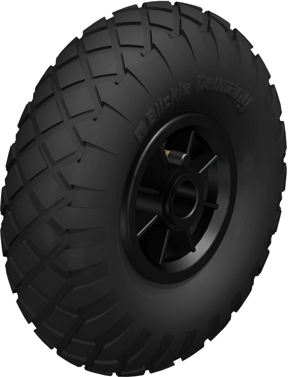 Blickle 4804 PK 262/25-75G Opona pneumatyczna Średnica koła: 260 mm Maksymalne obciążenie: 150 kg 1 szt. - obrazek 1