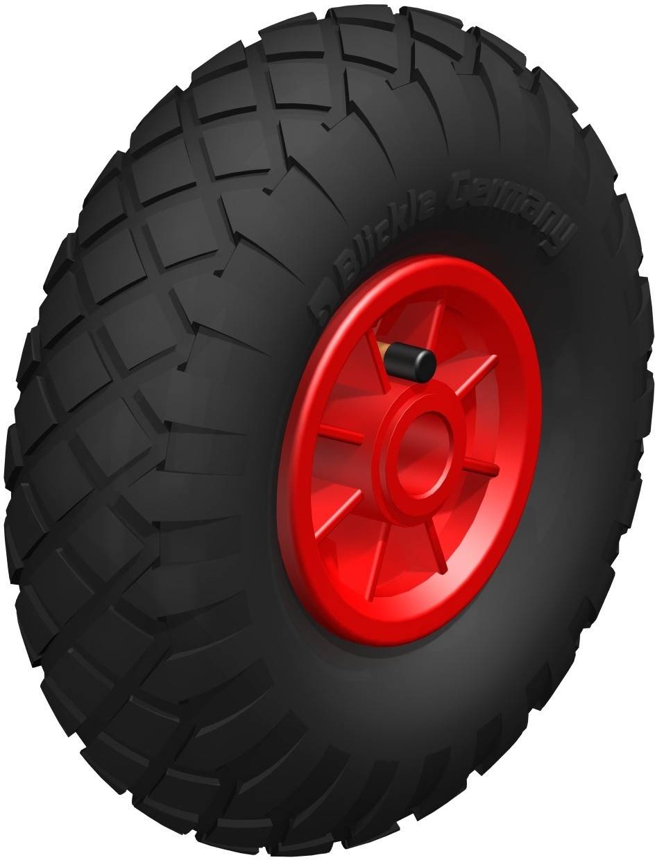 Blickle 450254 PK 262/25-75G-ROT Opona pneumatyczna Średnica koła: 260 mm Maksymalne obciążenie: 150 kg 1 szt. - obrazek 1