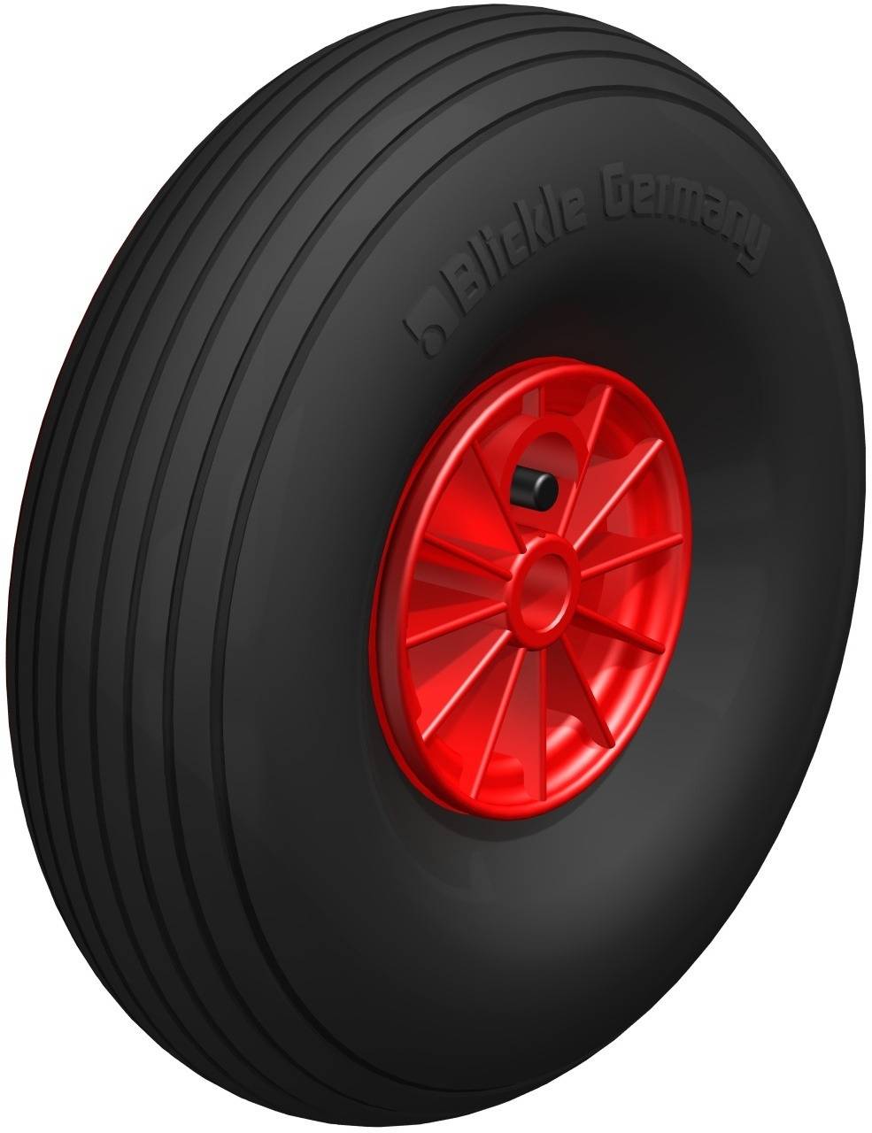 Blickle 626036 PK 300/20-75G-ROT Opona pneumatyczna Średnica koła: 300 mm Maksymalne obciążenie: 180 kg 1 szt. - obrazek 1