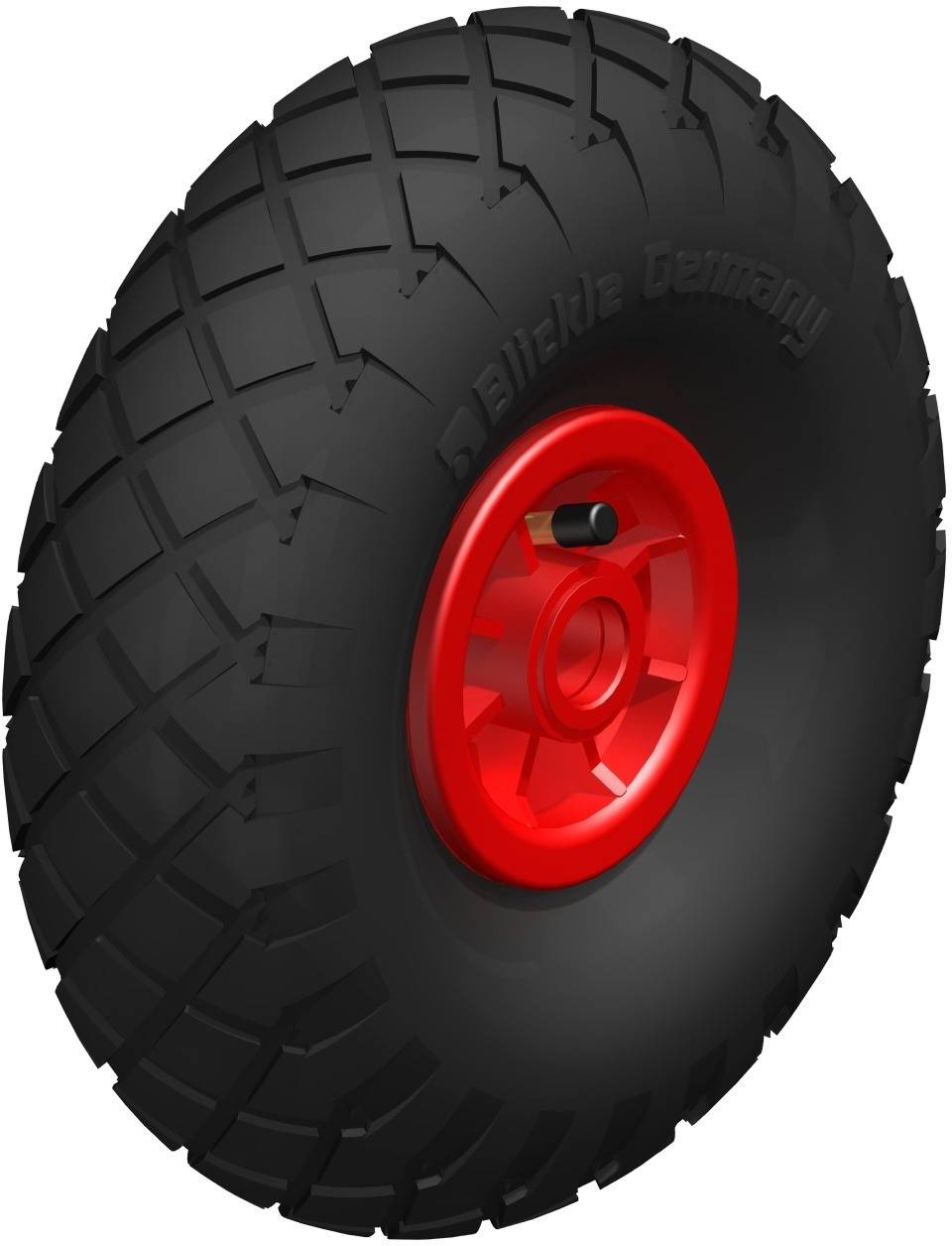 Blickle 412809 PK 302/25-75R-ROT Opona pneumatyczna Średnica koła: 300 mm Maksymalne obciążenie: 180 kg 1 szt. - obrazek 1