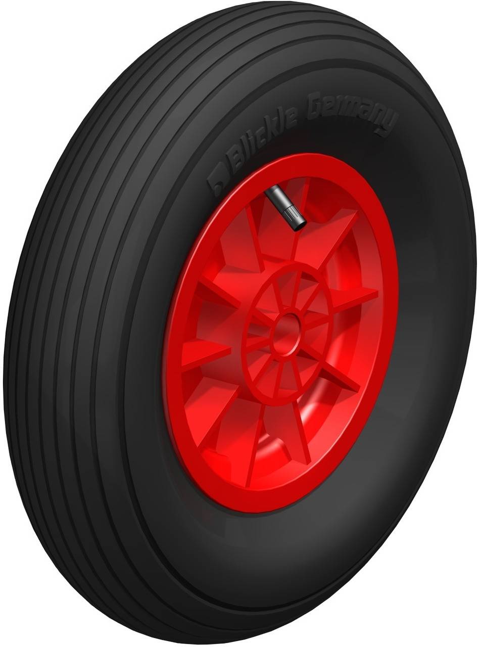Blickle 639427 PK 400/25-75G-ROT Opona pneumatyczna Średnica koła: 400 mm Maksymalne obciążenie: 250 kg 1 szt. - obrazek 1