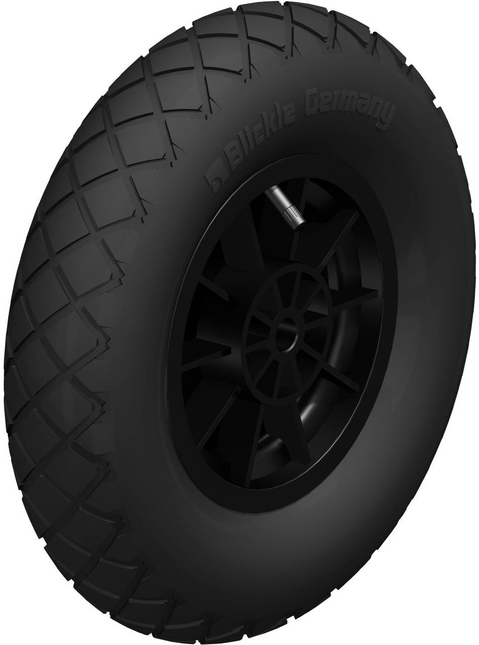 Blickle 264176 PK 402/20-75G Opona pneumatyczna Średnica koła: 400 mm Maksymalne obciążenie: 250 kg 1 szt. - obrazek 1