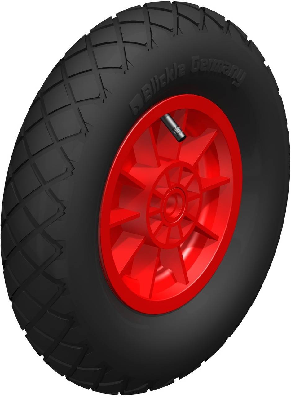 Blickle 454041 PK 402/20-75R-ROT Opona pneumatyczna Średnica koła: 400 mm Maksymalne obciążenie: 250 kg 1 szt. - obrazek 1