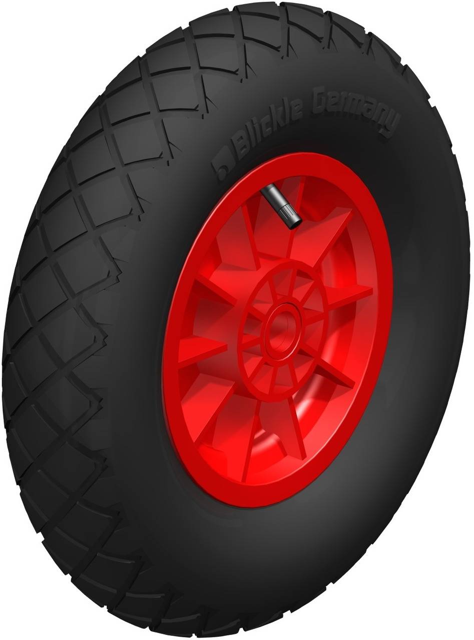 Blickle 406835 PK 402/25-75R-ROT Opona pneumatyczna Średnica koła: 400 mm Maksymalne obciążenie: 250 kg 1 szt. - obrazek 1