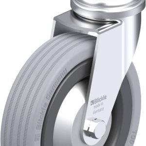 Blickle 324608 LRA-VPA 100K-FA-ES Kółko skrętne Średnica koła: 100 mm Maksymalne obciążenie: 70 kg 1 szt.