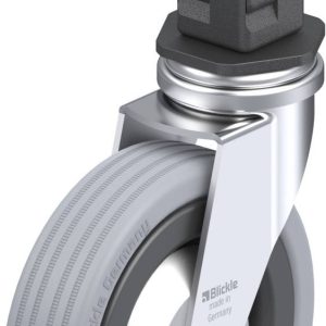 Blickle 856347 LRA-VPA 100K-FA-EV04 Kółko skrętne Średnica koła: 100 mm Maksymalne obciążenie: 70 kg 1 szt.
