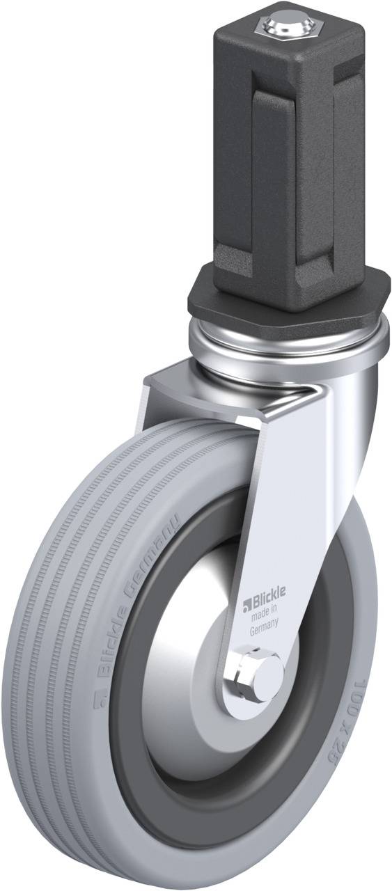 Blickle 856347 LRA-VPA 100K-FA-EV04 Kółko skrętne Średnica koła: 100 mm Maksymalne obciążenie: 70 kg 1 szt. - obrazek 1