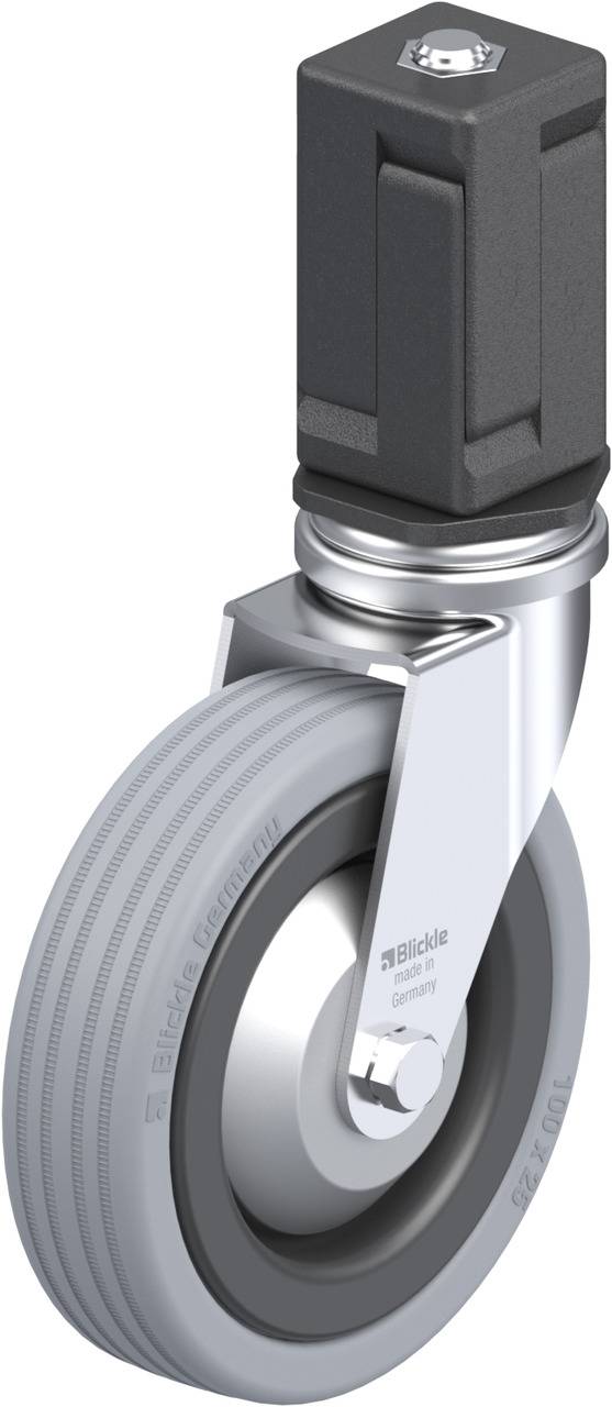 Blickle 856349 LRA-VPA 100K-FA-EV07 Kółko skrętne Średnica koła: 100 mm Maksymalne obciążenie: 70 kg 1 szt. - obrazek 1