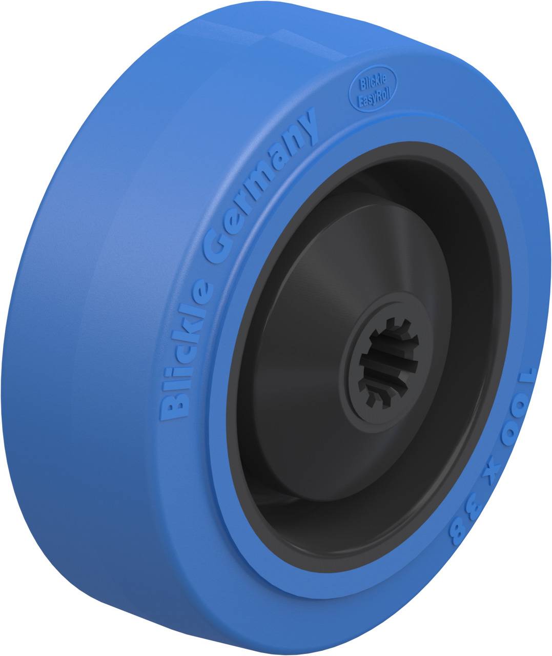 Blickle 615187 POEV 100/10KA-SB Koło z tworzywa sztucznego Średnica koła: 100 mm Maksymalne obciążenie: 200 kg 1 szt. - obrazek 1