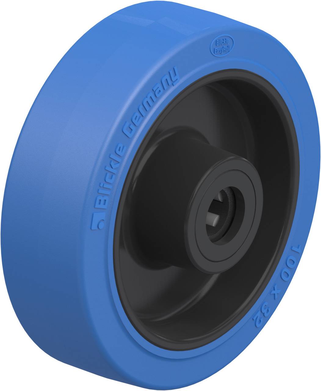 Blickle 308403 POEV 100/12R-SB Koło z tworzywa sztucznego Średnica koła: 100 mm Maksymalne obciążenie: 200 kg 1 szt. - obrazek 1