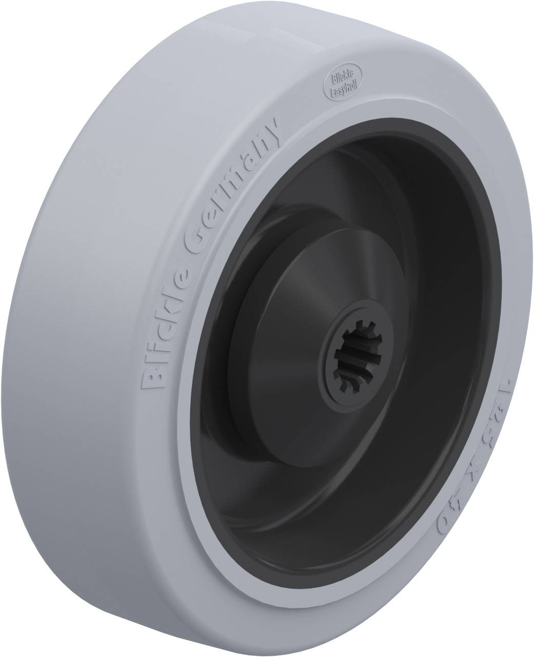 Blickle 563544 POEV 125/10KA-SG Koło z tworzywa sztucznego Średnica koła: 125 mm Maksymalne obciążenie: 250 kg 1 szt. - obrazek 1