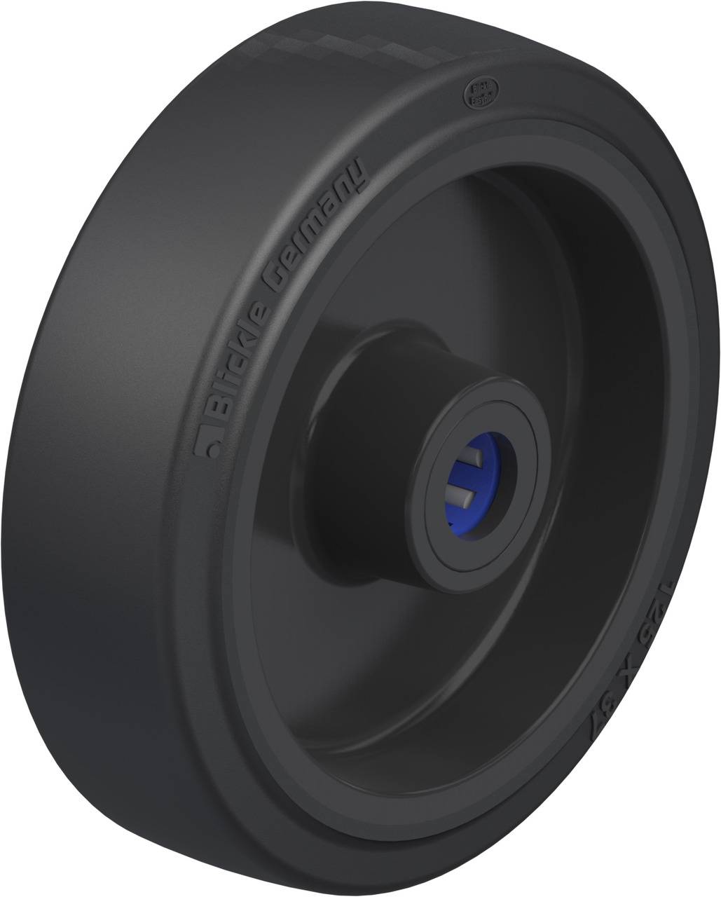 Blickle 89755 POEV 125/15XR Koło z tworzywa sztucznego Średnica koła: 125 mm Maksymalne obciążenie: 250 kg 1 szt. - obrazek 1