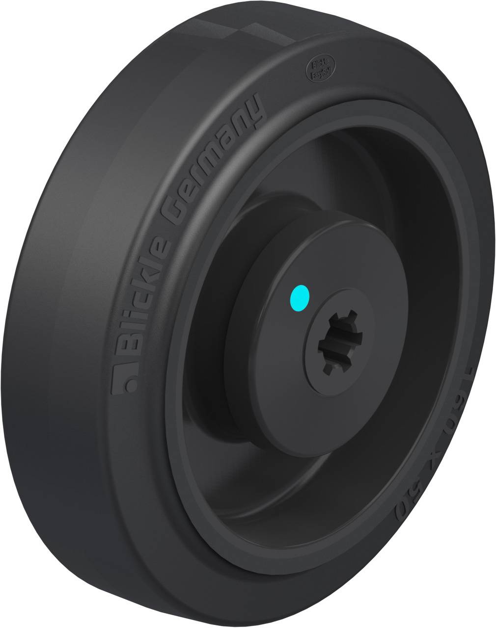 Blickle 94771 POEV 160/12KAD Koło z tworzywa sztucznego Średnica koła: 160 mm Maksymalne obciążenie: 400 kg 1 szt. - obrazek 1