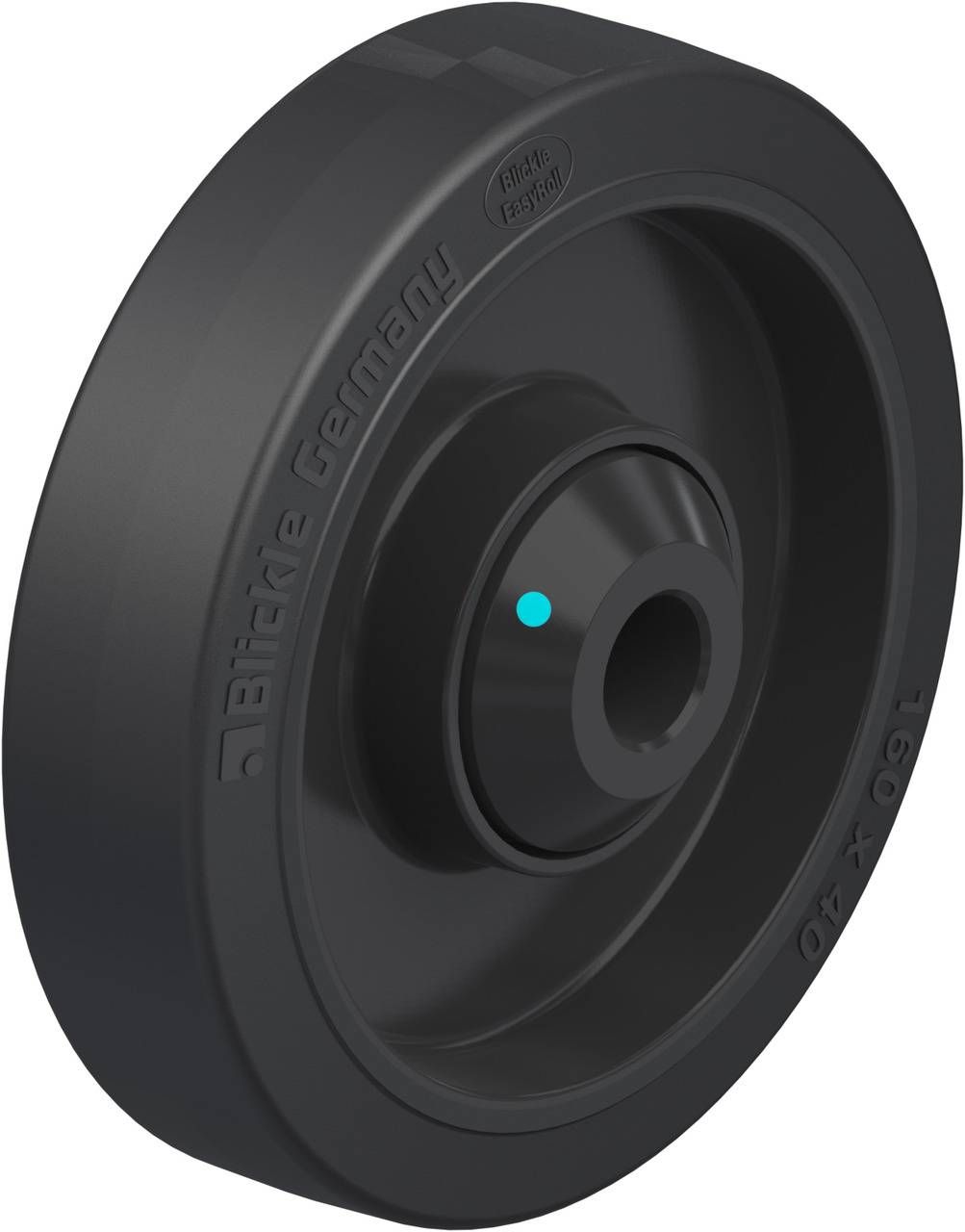 Blickle 850041 POEV 161/20KAD Koło z tworzywa sztucznego Średnica koła: 160 mm Maksymalne obciążenie: 320 kg 1 szt. - obrazek 1