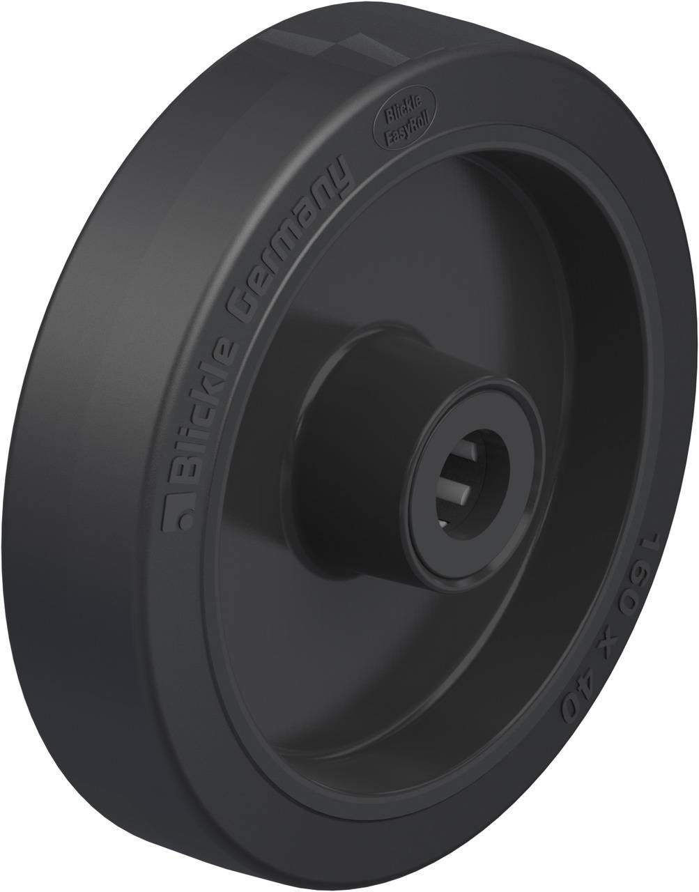 Blickle 745581 POEV 161/20R Koło z tworzywa sztucznego Średnica koła: 160 mm Maksymalne obciążenie: 320 kg 1 szt. - obrazek 1